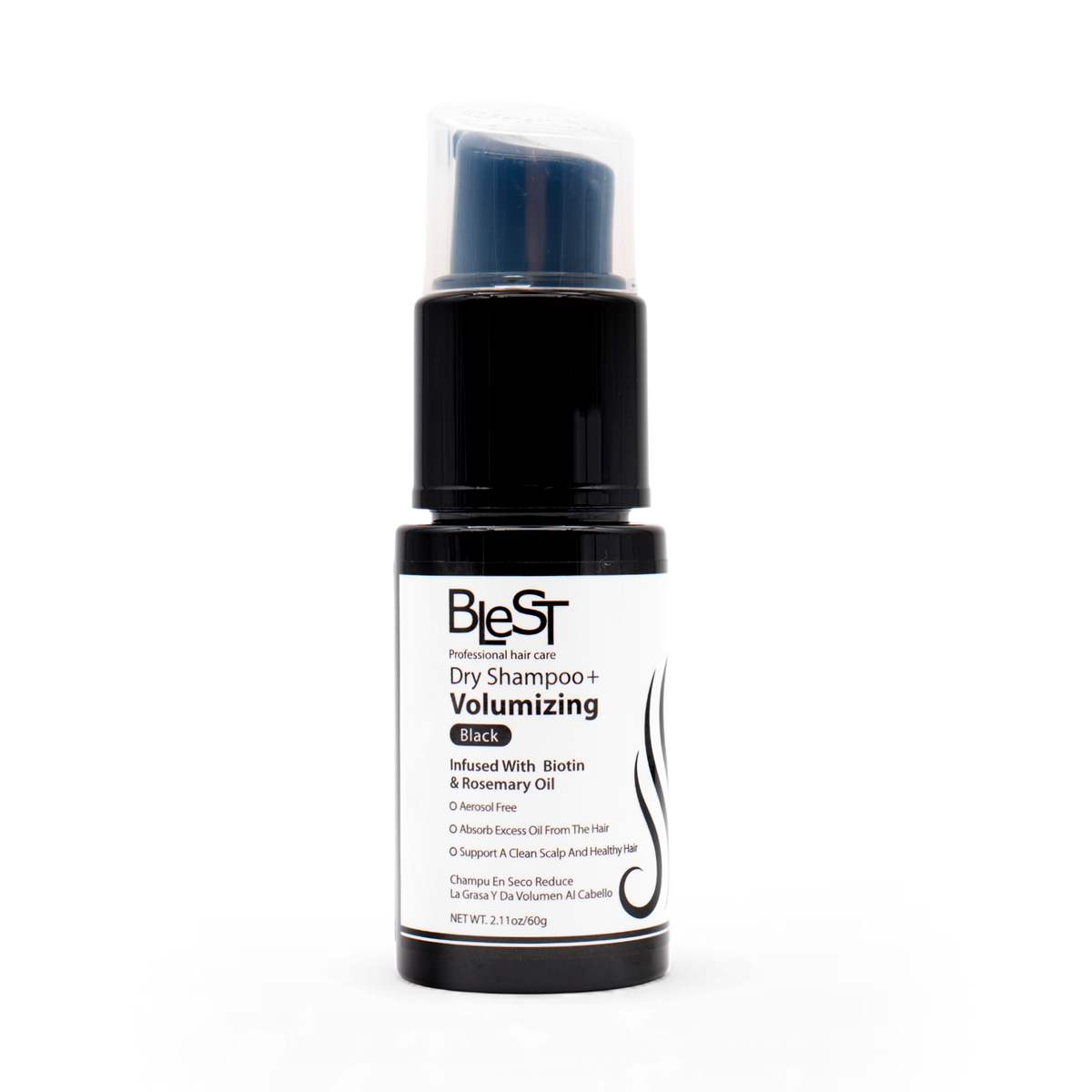 BLEST Dark Hair Dry Shampoo – Oil Absorption & Volume