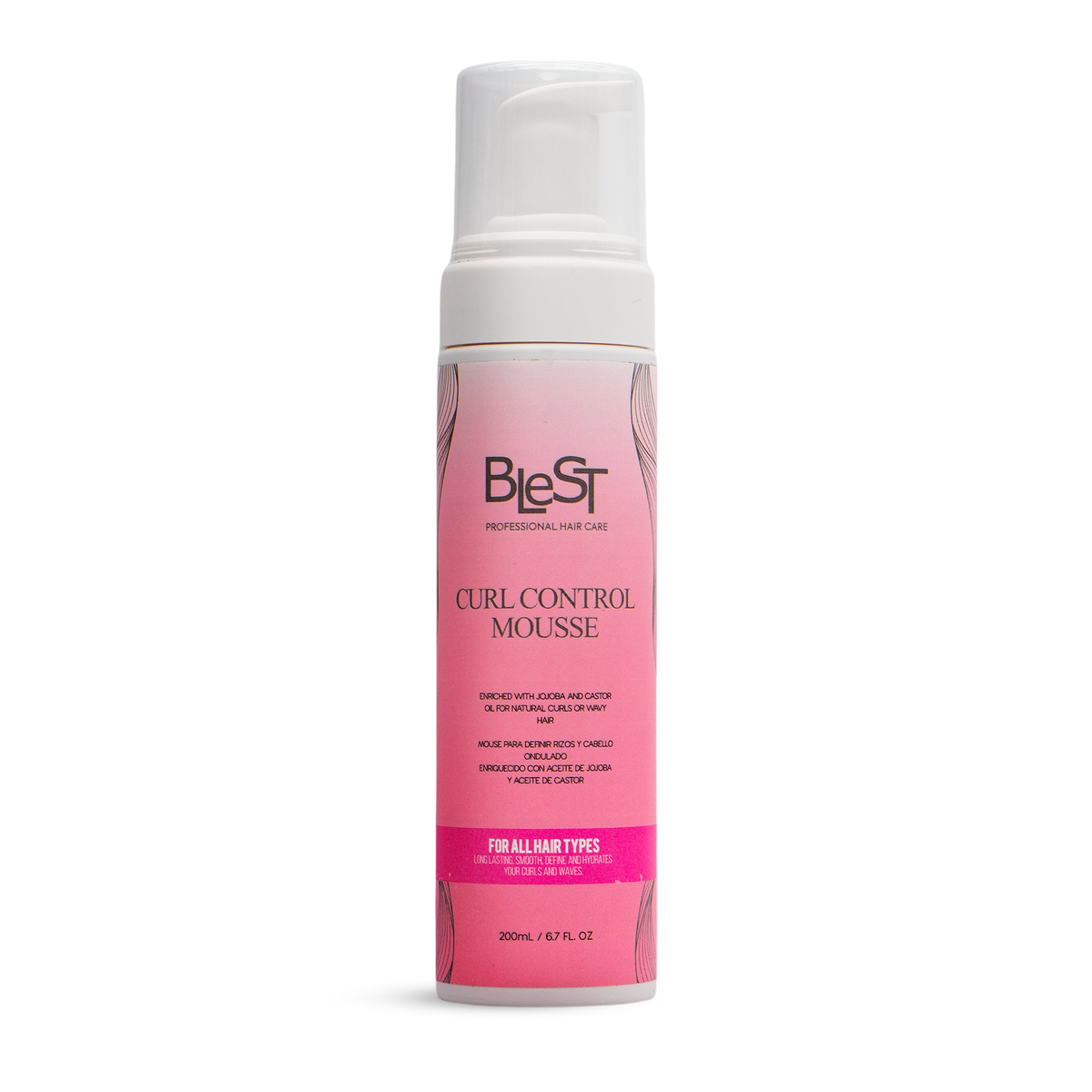 BLEST Curl Control Hair Mousse – Curl Definition & Hydration
