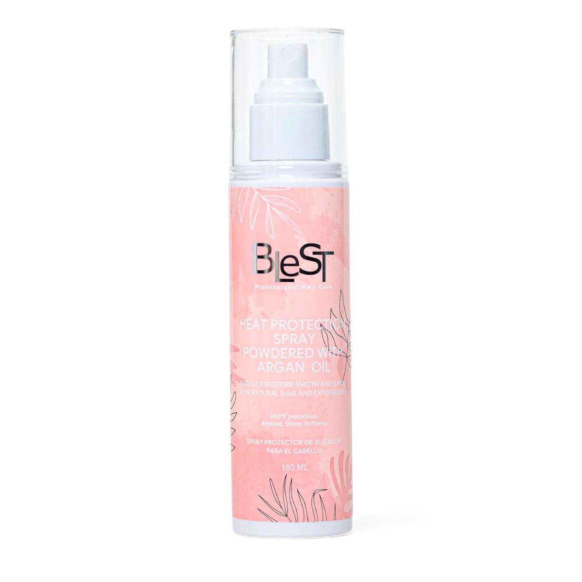 BLEST Argan Oil Heat Protection Spray – Heat Styling Care, 150 ml