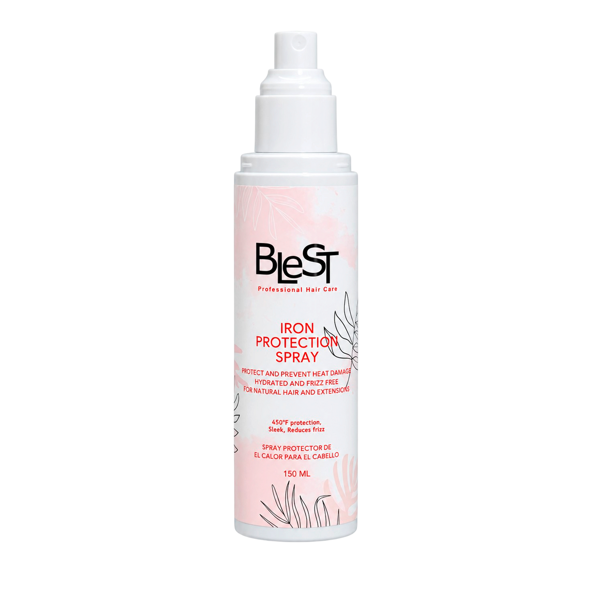 BLEST Iron Protection Spray – Heat Styling Protection, 150 ml
