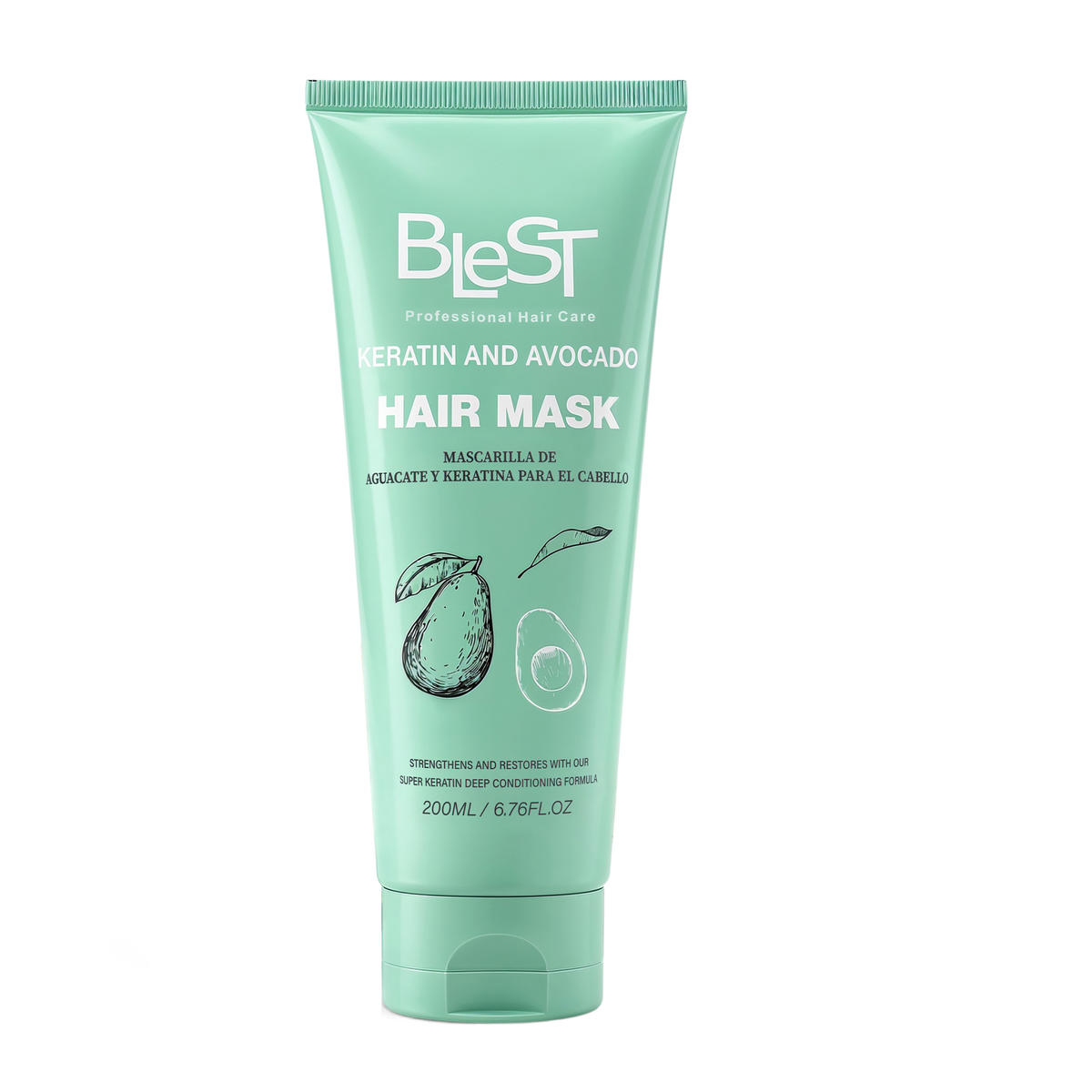 BLEST Keratin & Avocado Hair Mask – Hydration & Damage Repair