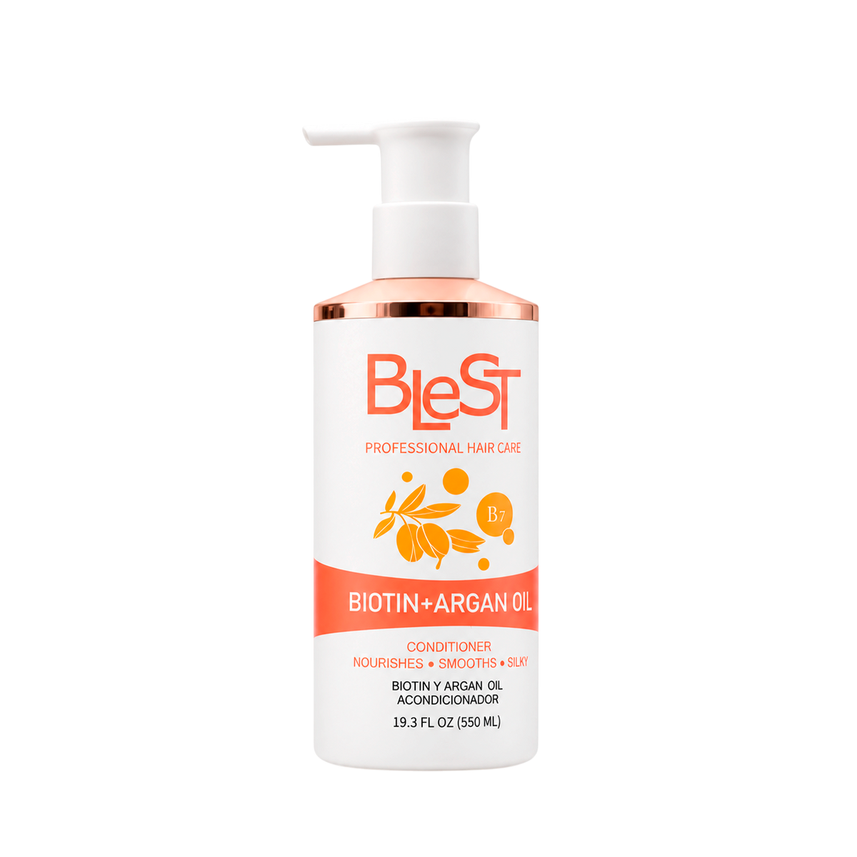 BLEST Biotin & Argan Oil Conditioner – Moisturizing Hair Care, 500 ml