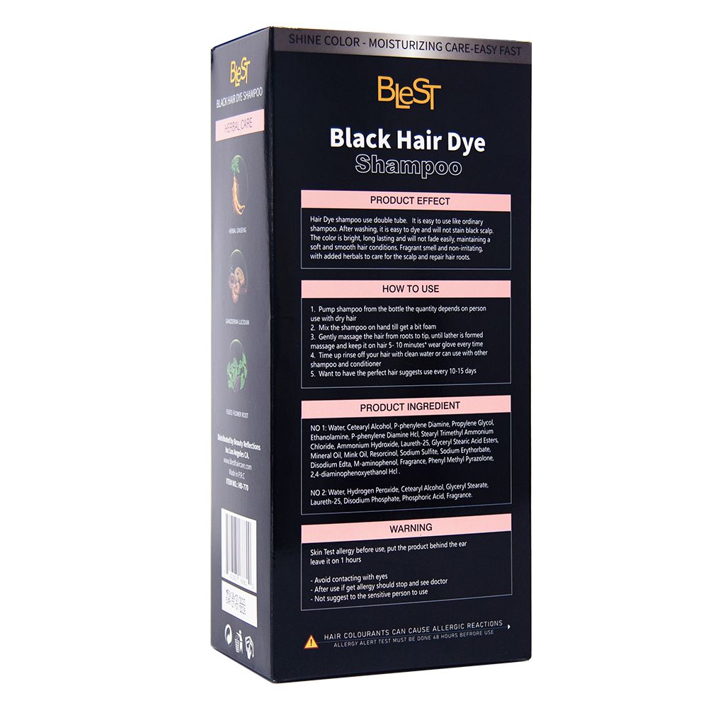 BLACK COLOR HAIR DYE SHAMPOO