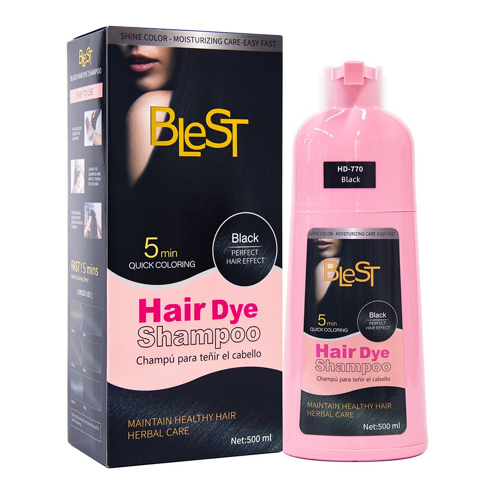 BLACK COLOR HAIR DYE SHAMPOO