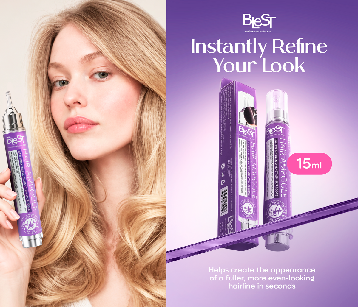 BLEST Hair Thickening & Strengthening Scalp Ampoule – Scalp Care