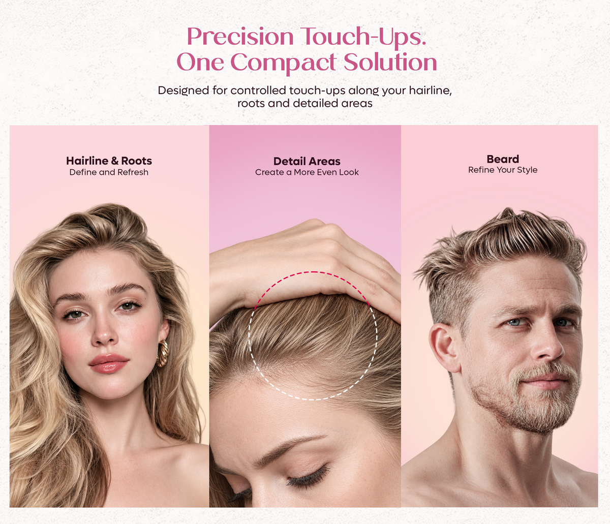 BLEST Hairline Powder – Root Touch-Up & Hairline Coverage
