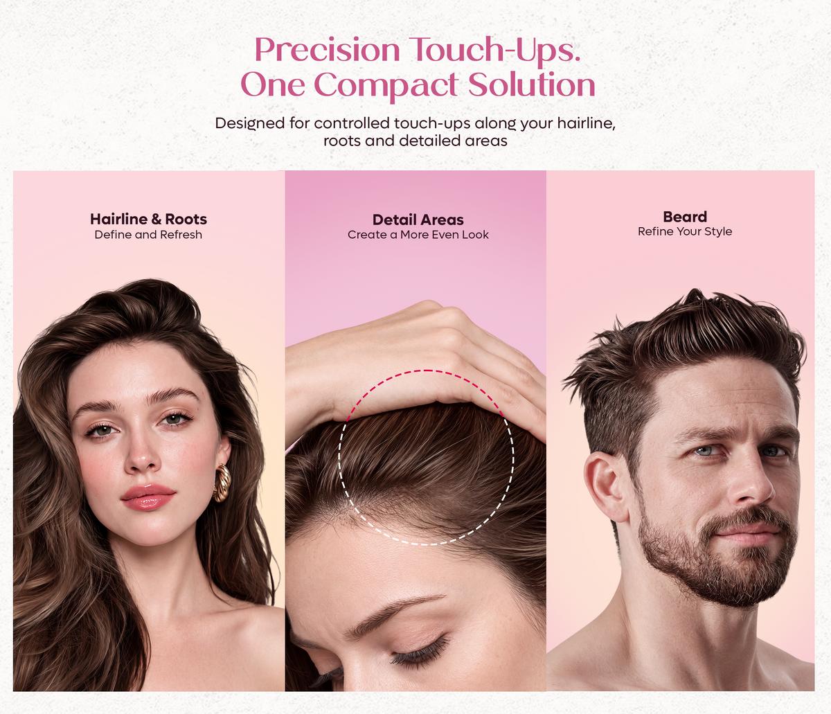 BLEST Hairline Powder – Root Touch-Up & Hairline Coverage