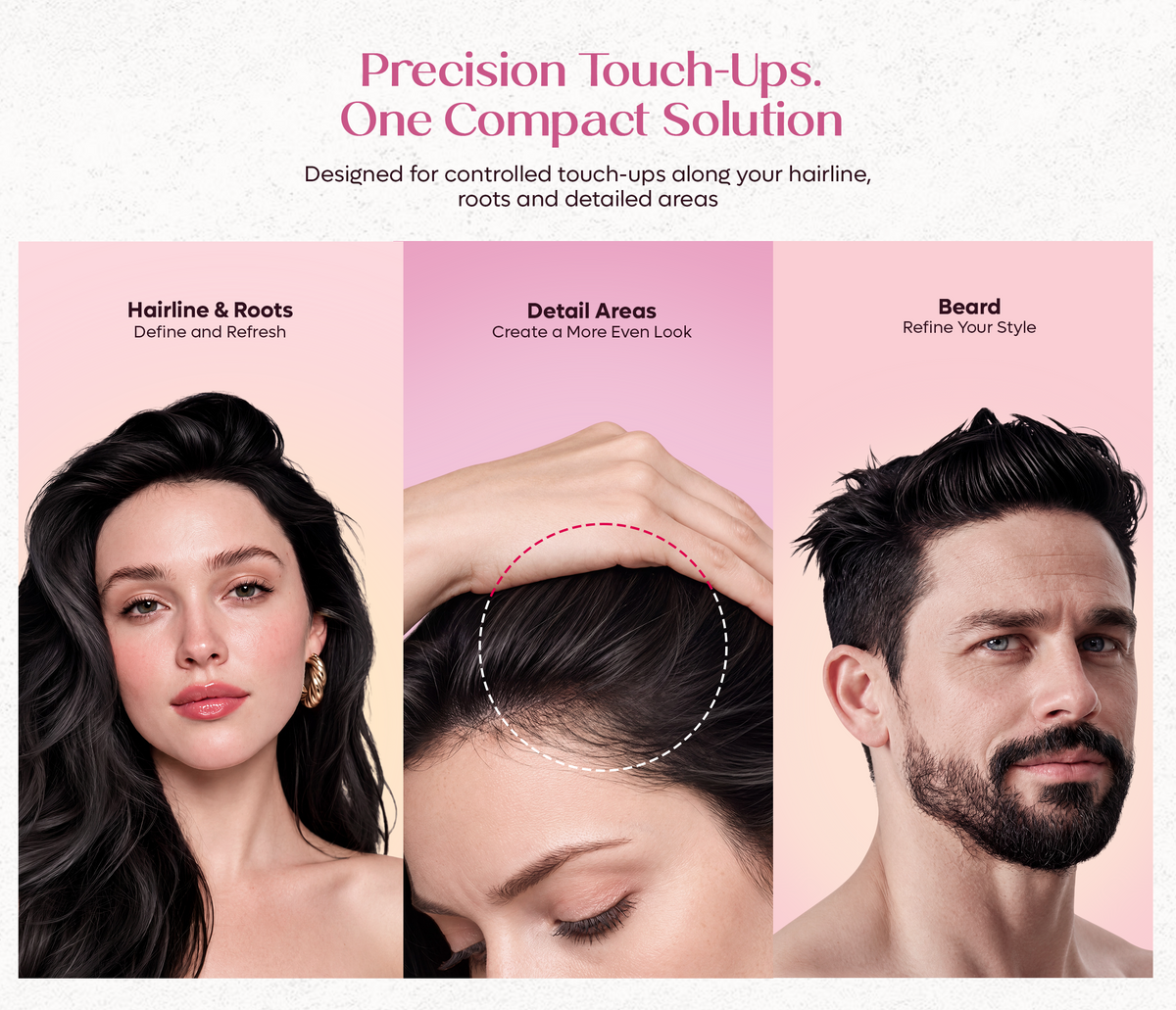 BLEST Hairline Powder – Root Touch-Up & Hairline Coverage