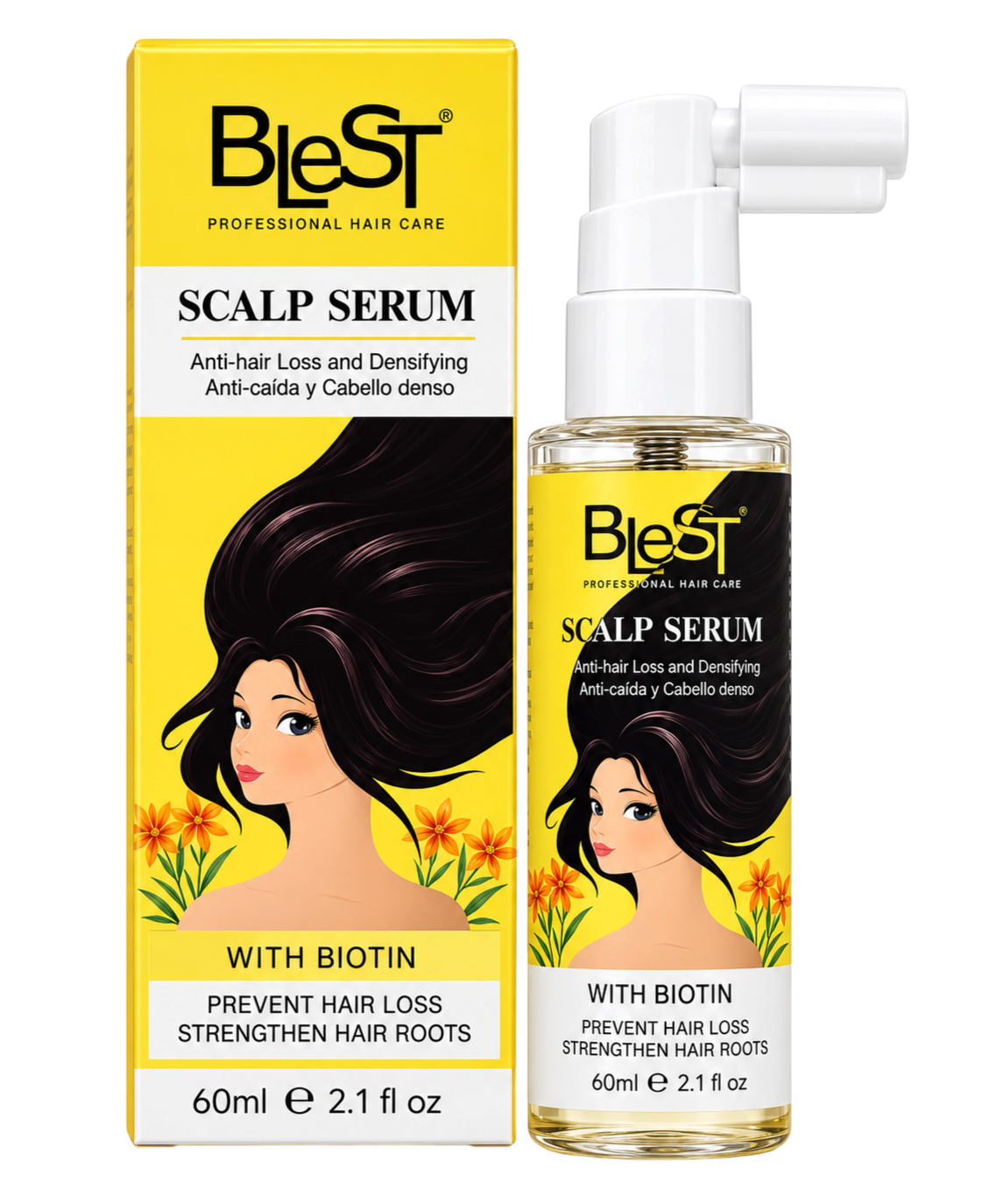 BLEST Biotin Scalp Serum – Hair Root Strengthening, 60 ml