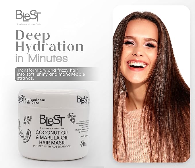 BLEST COCONUT OIL & MARULA OIL HAIR MASK