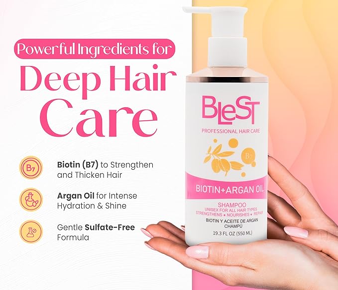 BLEST BIOTIN + ARGAN OIL SHAMPOO