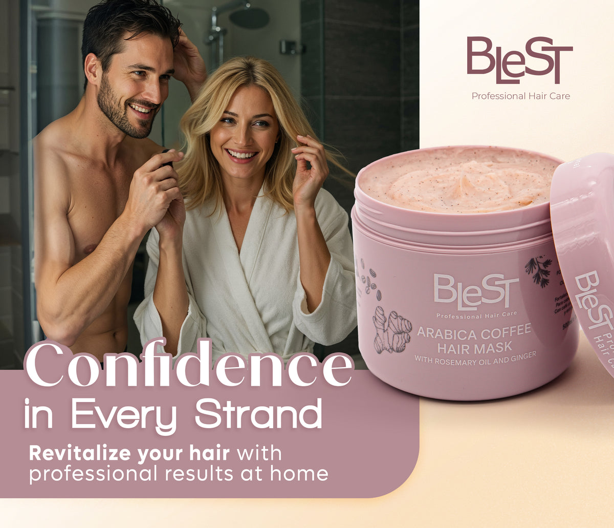 BLEST Arabica Coffee Hair Mask – Conditioning Treatment