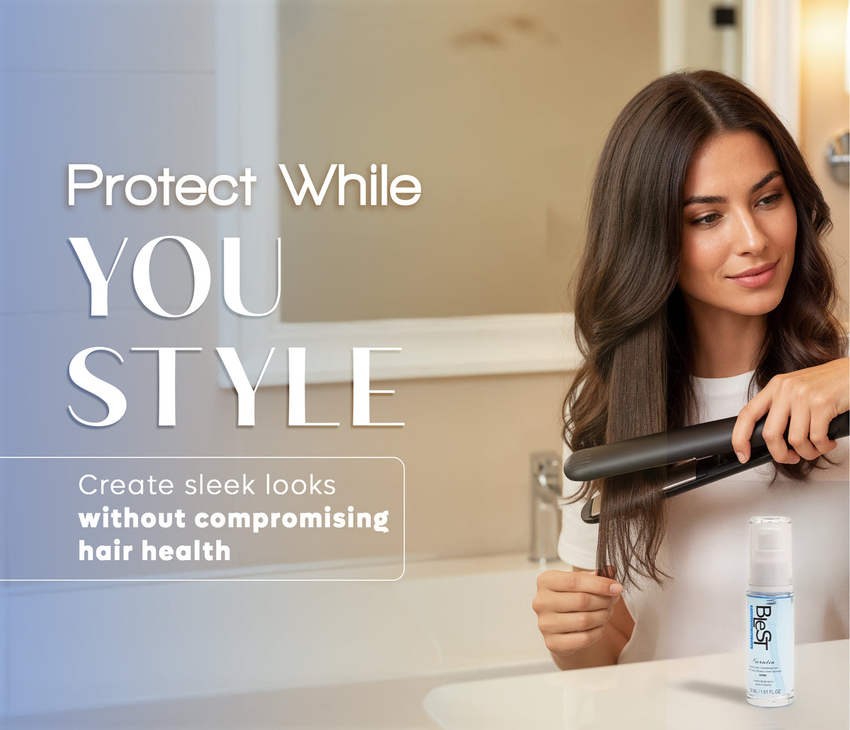 BLEST Keratin Hair Oil – Smoothing & Frizz Control, 30 ml
