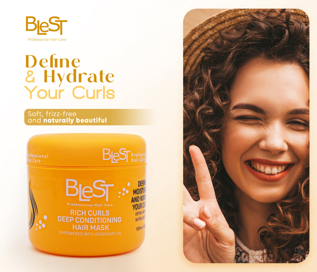 BLEST Rich Curls Deep Conditioning Hair Mask – Curl Moisturizing