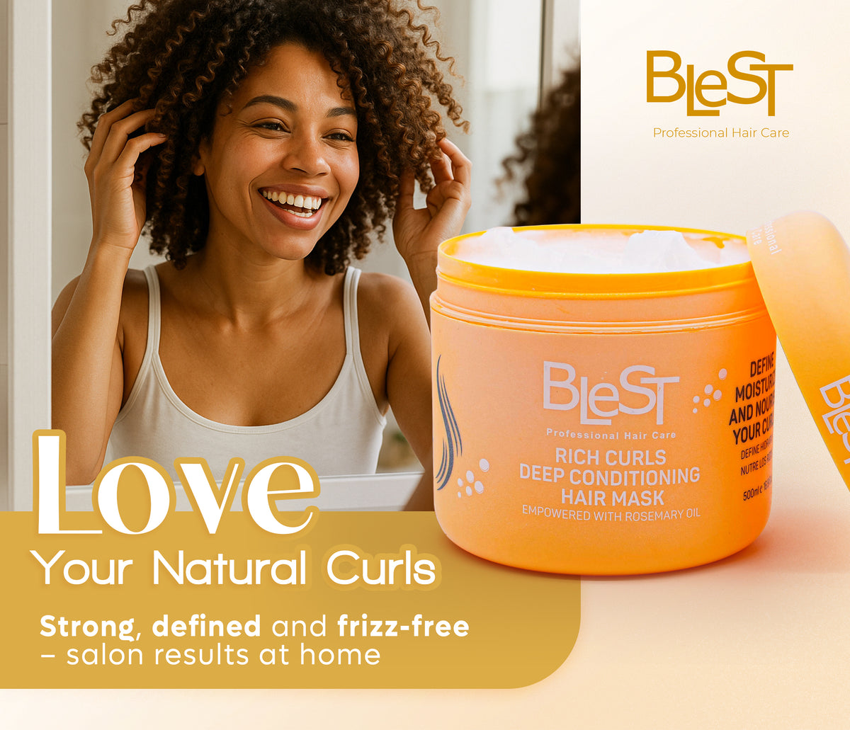 BLEST Rich Curls Deep Conditioning Hair Mask – Curl Moisturizing