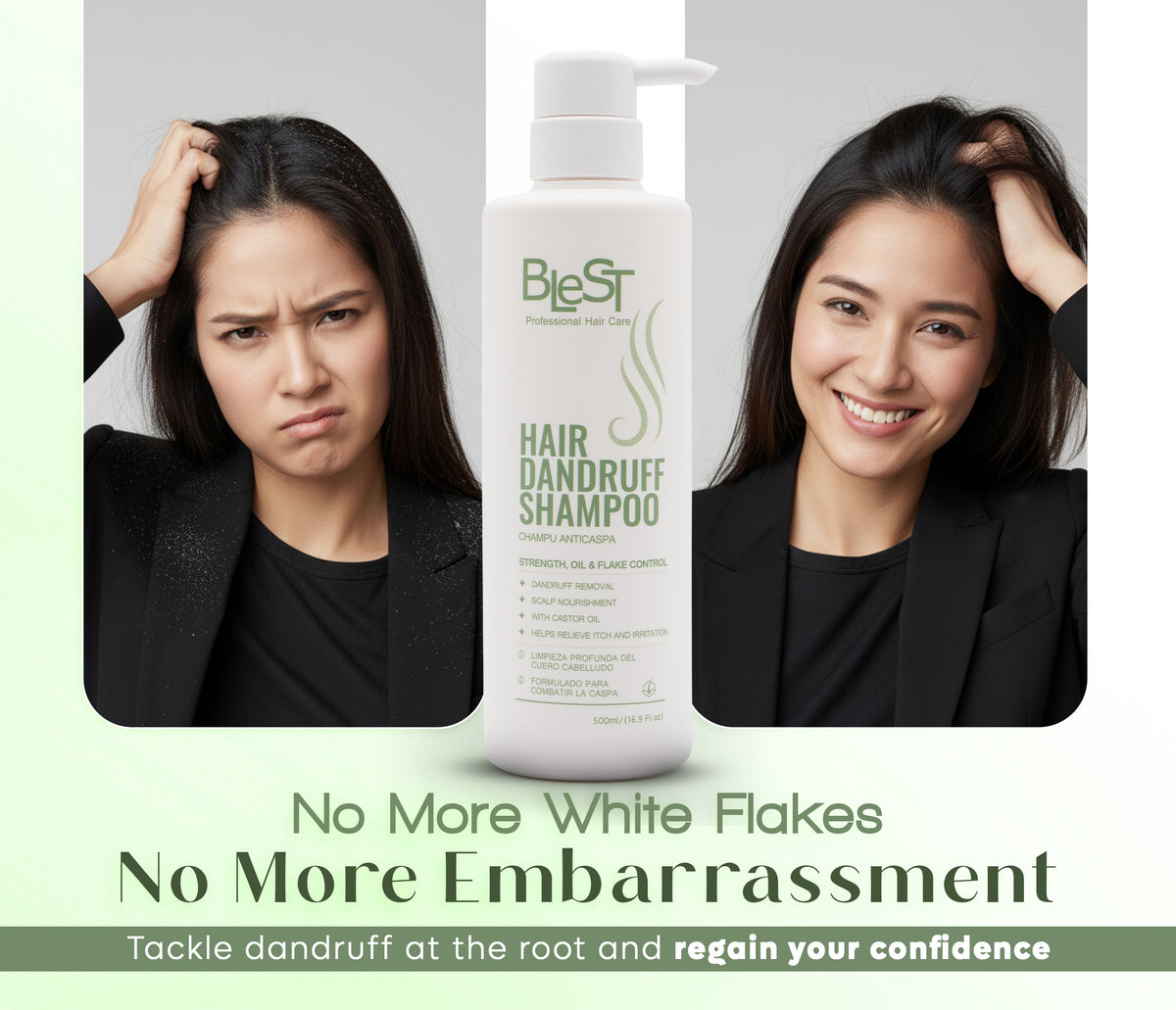 BLEST Anti-Dandruff Shampoo – Scalp Cleansing