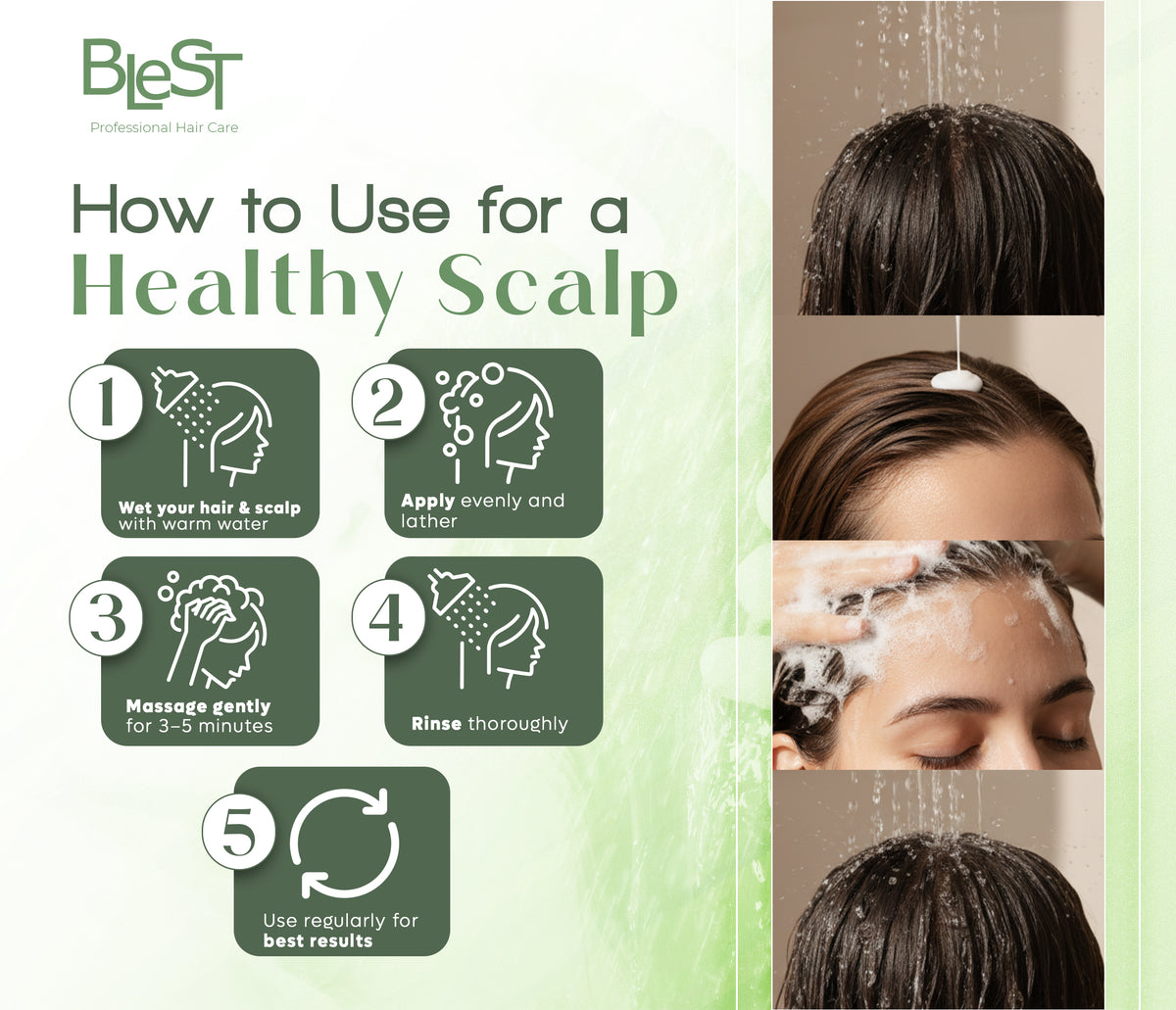 BLEST Anti-Dandruff Shampoo – Scalp Cleansing