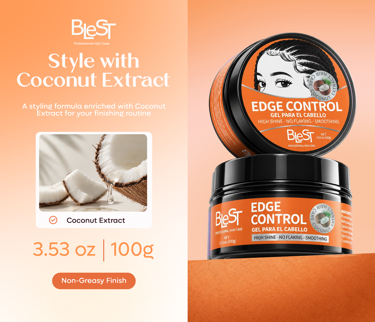 BLEST Edge Control – Hairline Styling & Hold