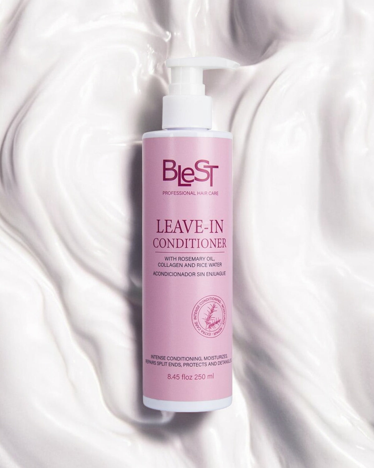 LEAVE-IN CONDITIONER WITH ROSEMARY OIL, COLLAGEN AND RICE WATER