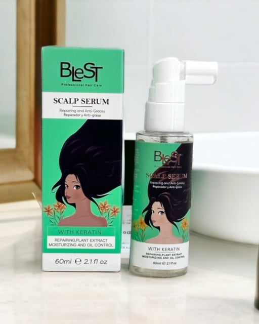 REPARING AND ANTI GREASY SCALP SERUM WITH KERATIN