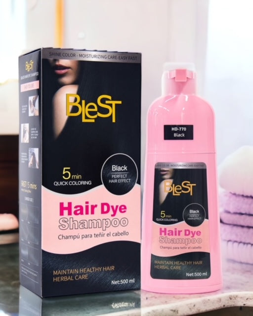 BLACK COLOR HAIR DYE SHAMPOO