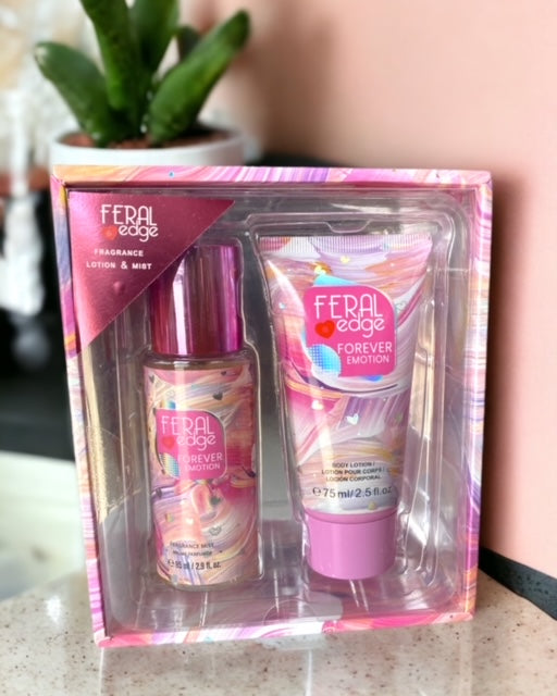 Forever Emotion Fragrance Body Lotion and Body Mist set