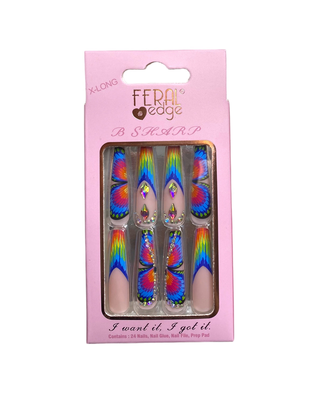 B-SHARP BUTTERFLY FRENCH TIP