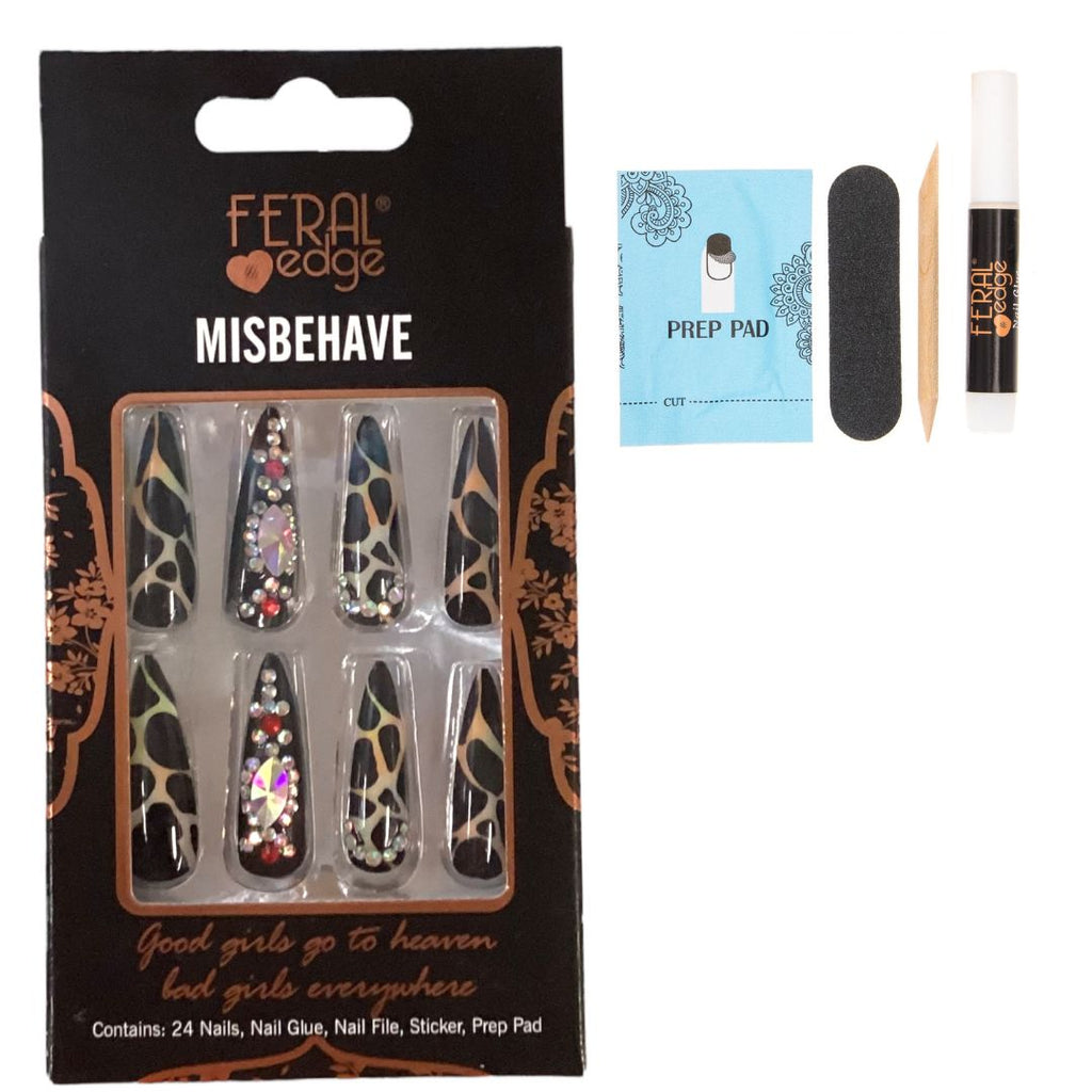 MISBEHAVE GIRAFFE CLAW NAIL SET