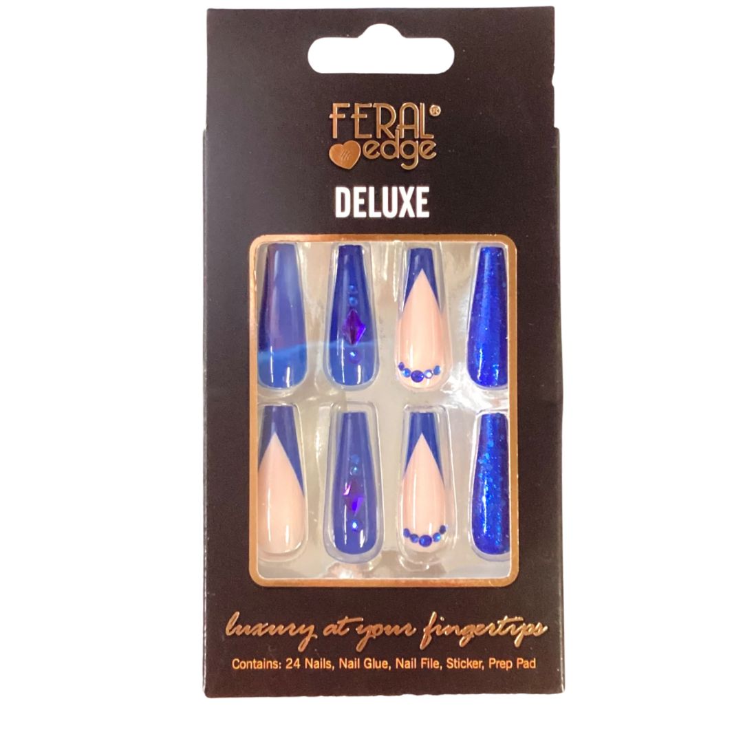 DELUXE ROYAL LUXURIOUS COFFIN NAIL SET