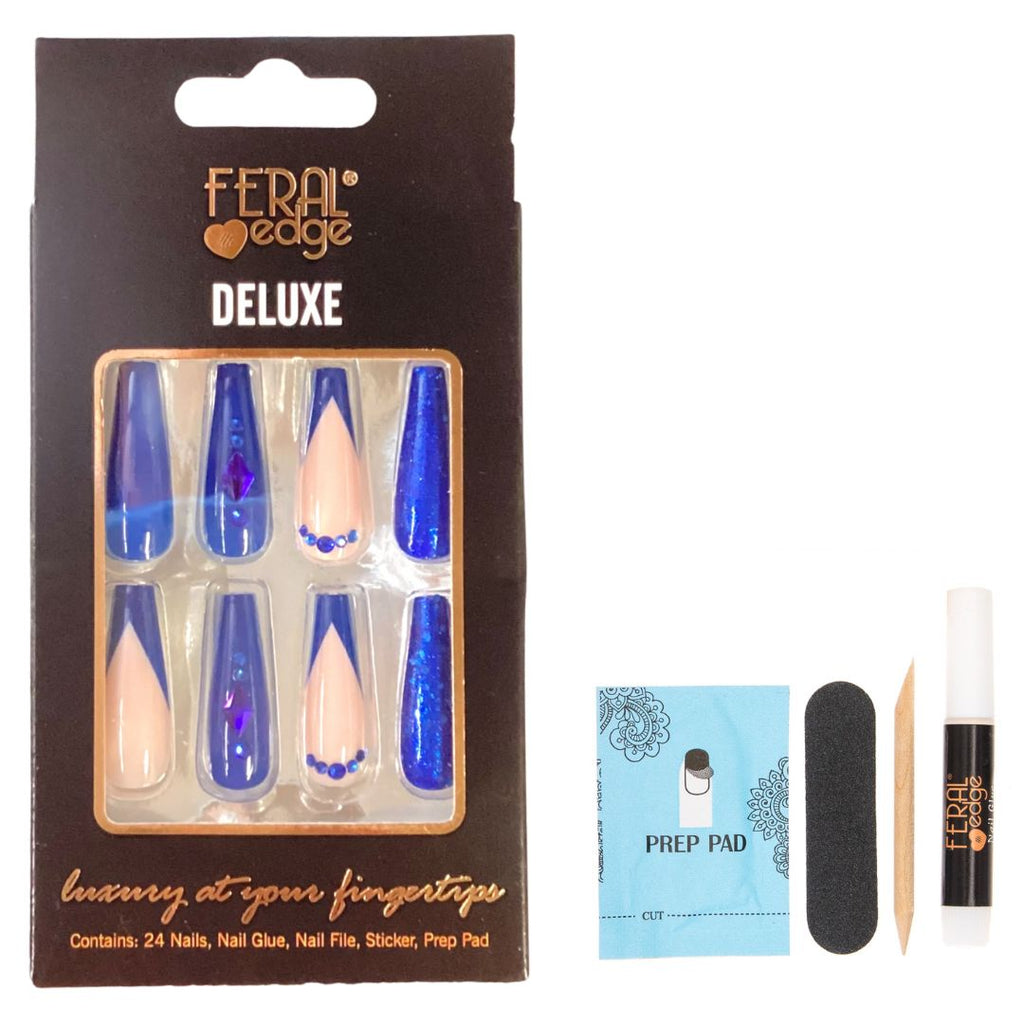 DELUXE ROYAL LUXURIOUS COFFIN NAIL SET