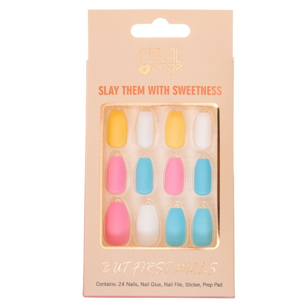 SWEET PASTELS MID LENGHT NAIL SET