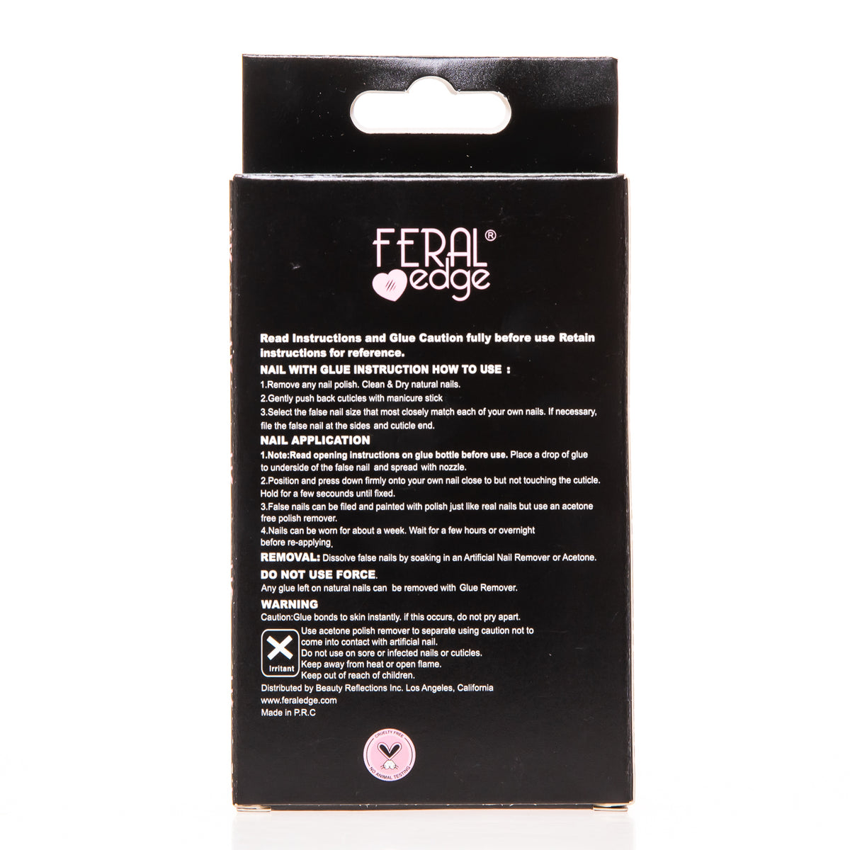 BEDAZZLE ANGELIC CLEAR GLITZY LONG NAIL SET