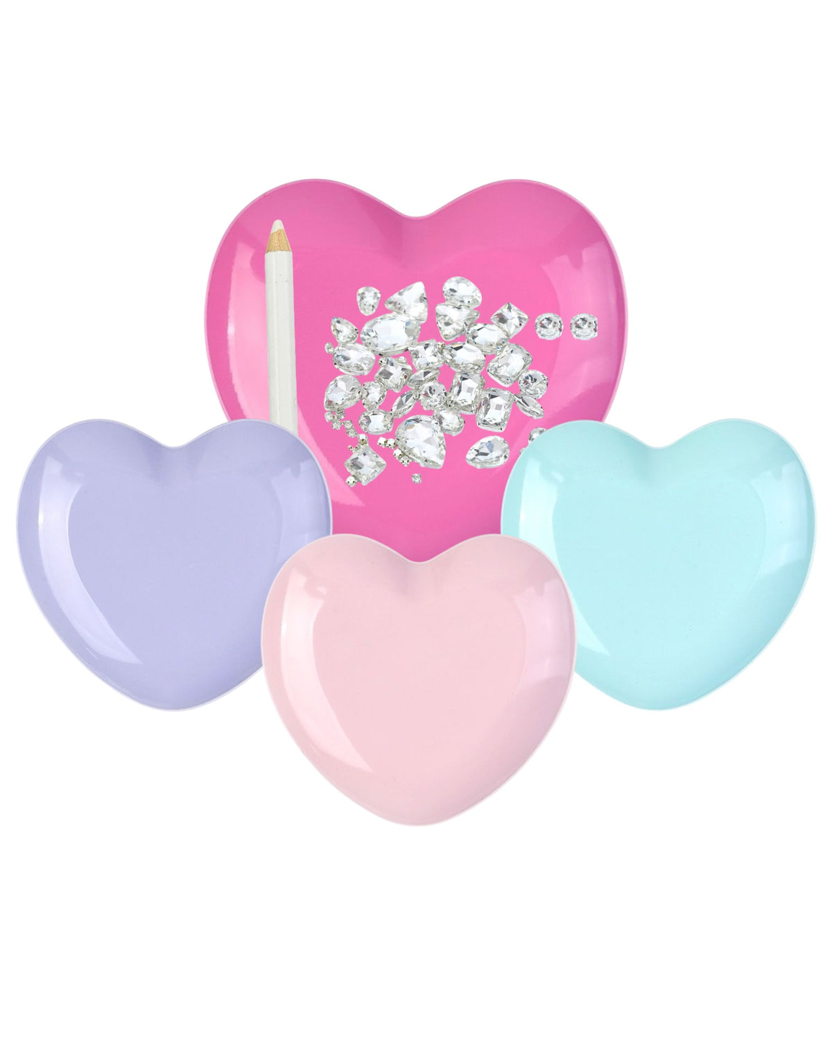 RHINESTONE HEART TRAY