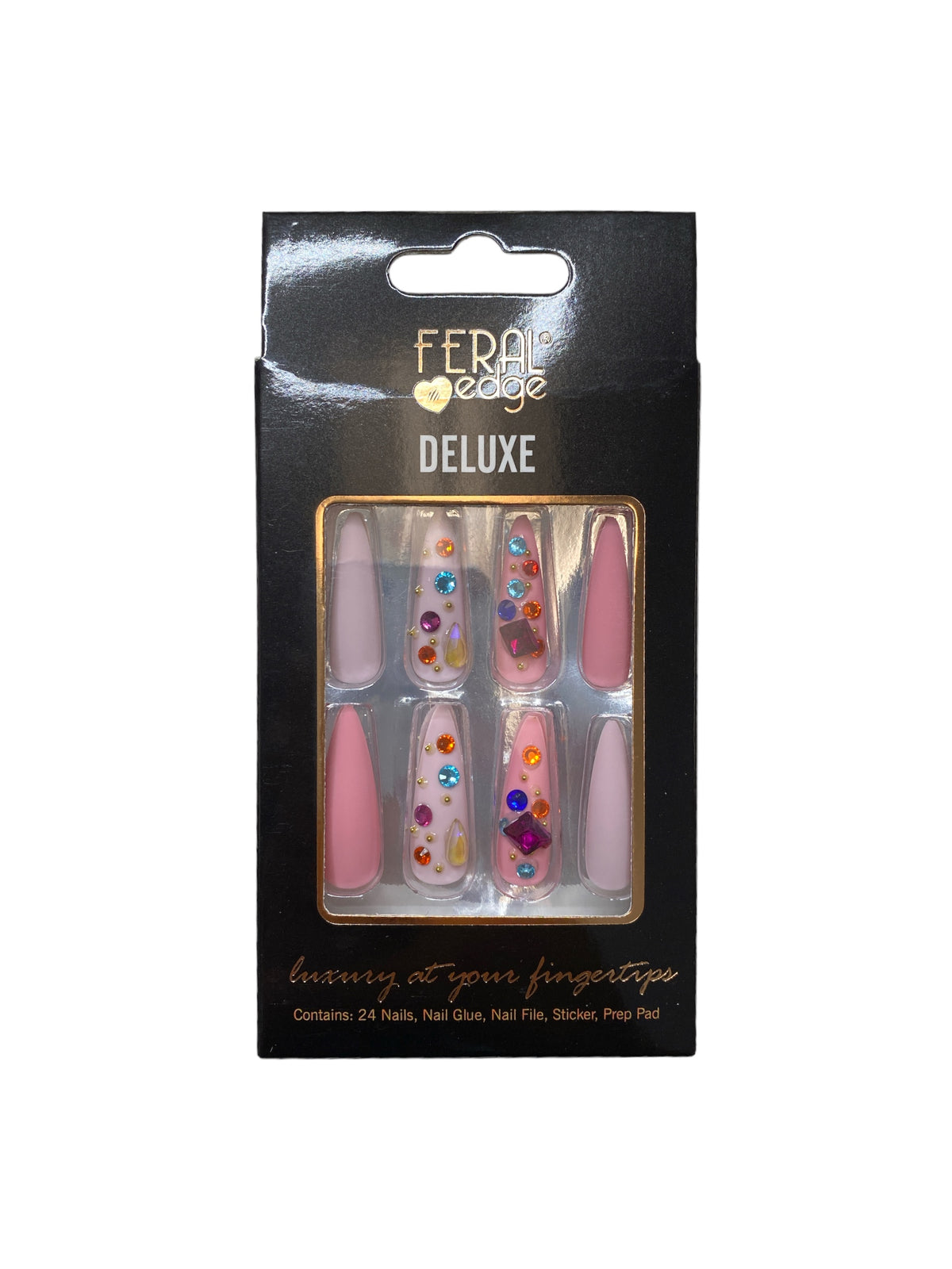 DELUXE SHINE BRGHT PRESS ON NAILS