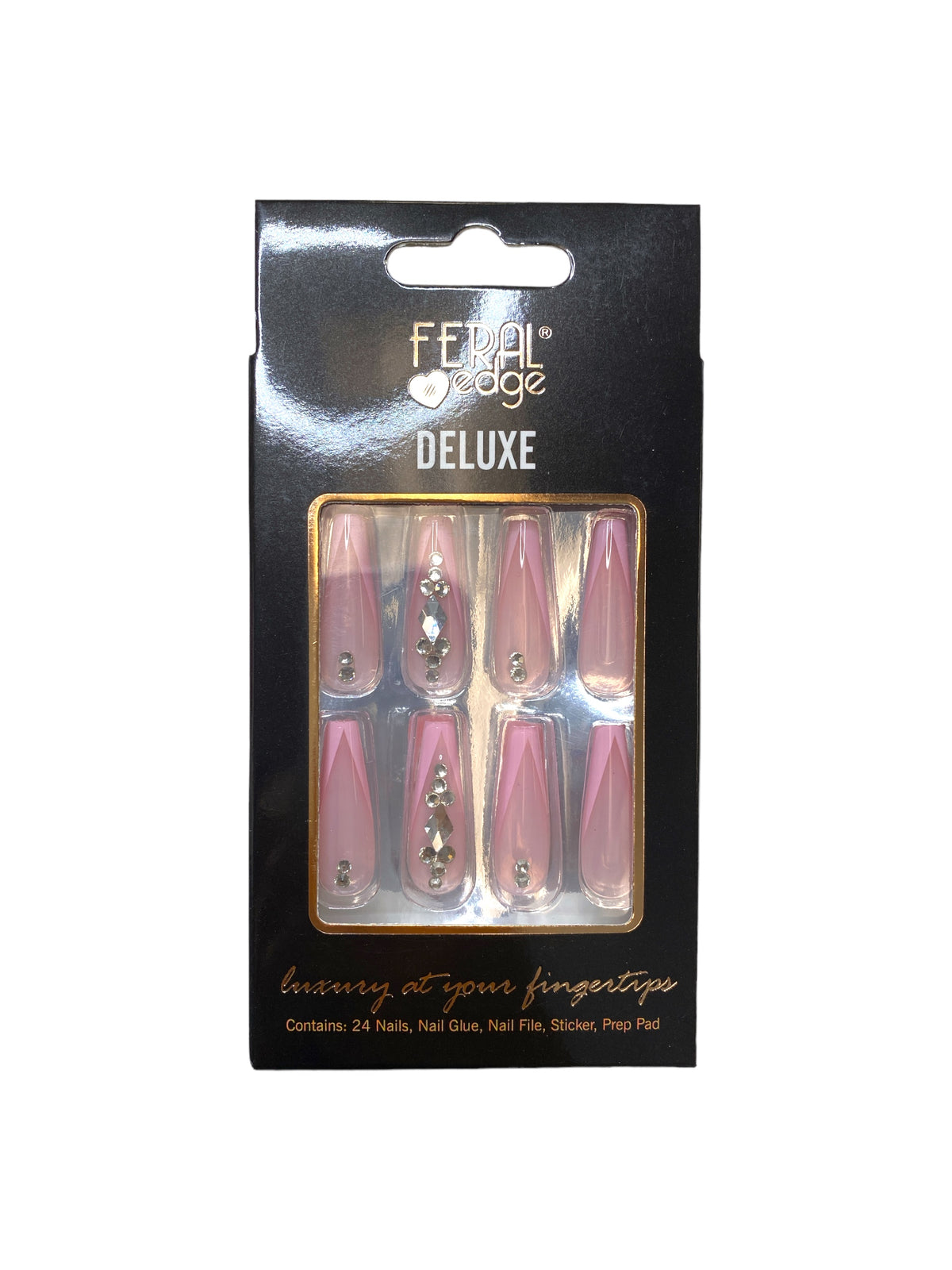 DELUXE PINK V FRENCH TIP