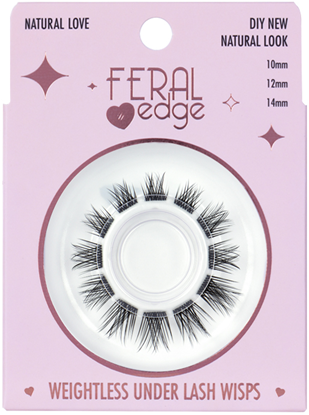"NATURAL LOVE" NATURAL SOFT CURL WISPY LASH CLUSTERS