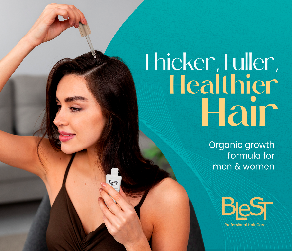 BLEST Hair Growth Oil with Biotin – Scalp & Hair Nourishment