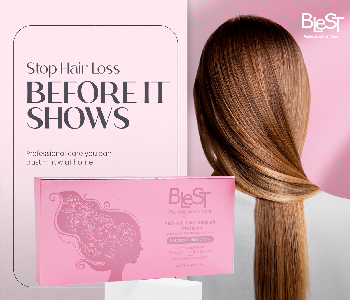 BLEST Anti-Hair Loss Ampoule Treatment – Scalp & Hair Strengthening