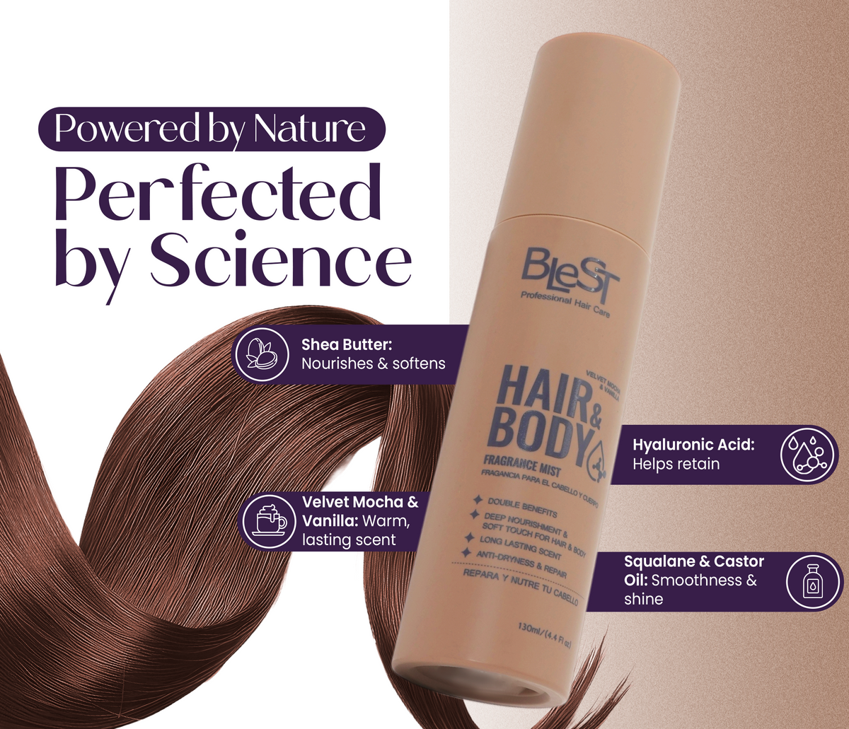 BLEST Hair & Body Fragrance Mist – Refreshing Scent