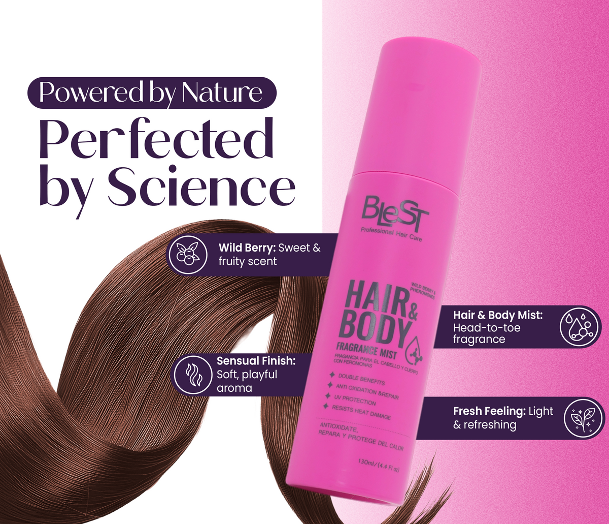 BLEST Hair & Body Fragrance Mist – Refreshing Scent
