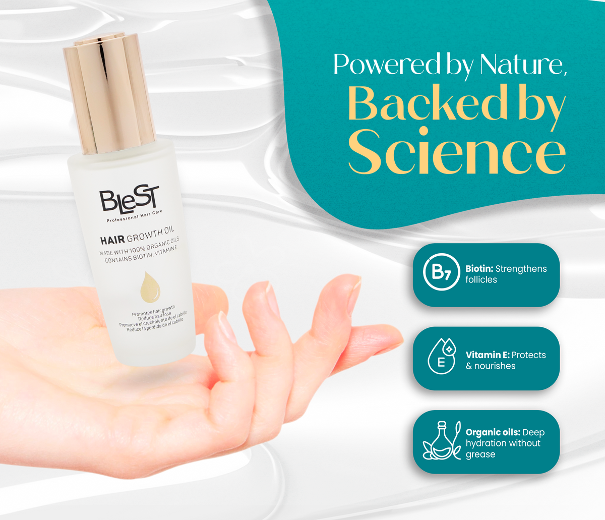 BLEST Hair Growth Oil with Biotin – Scalp & Hair Nourishment