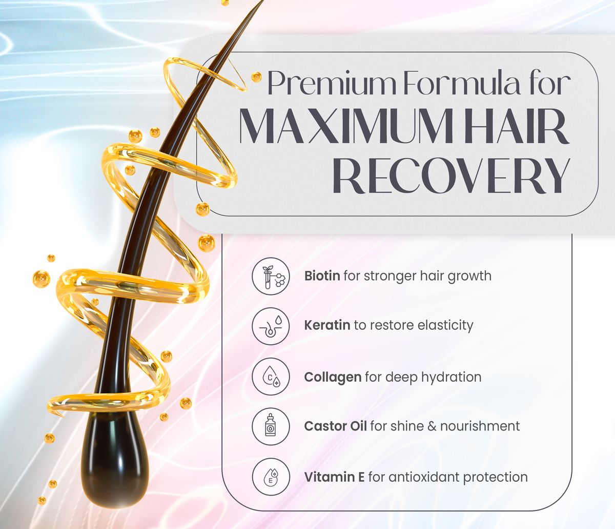 BLEST Biotin Keratin Protein Repair Ampoules – Intensive Hair Repair