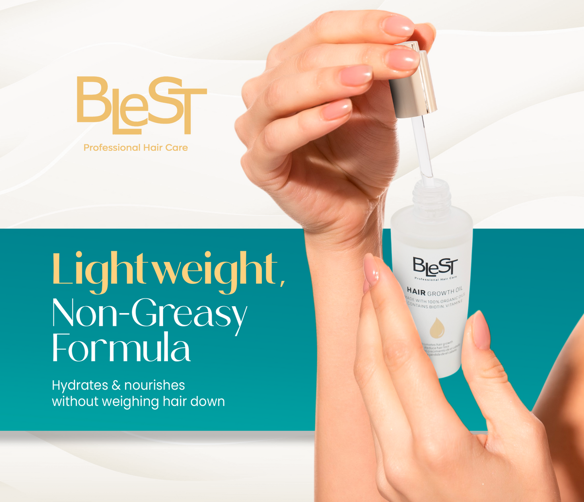 BLEST Hair Growth Oil with Biotin – Scalp & Hair Nourishment