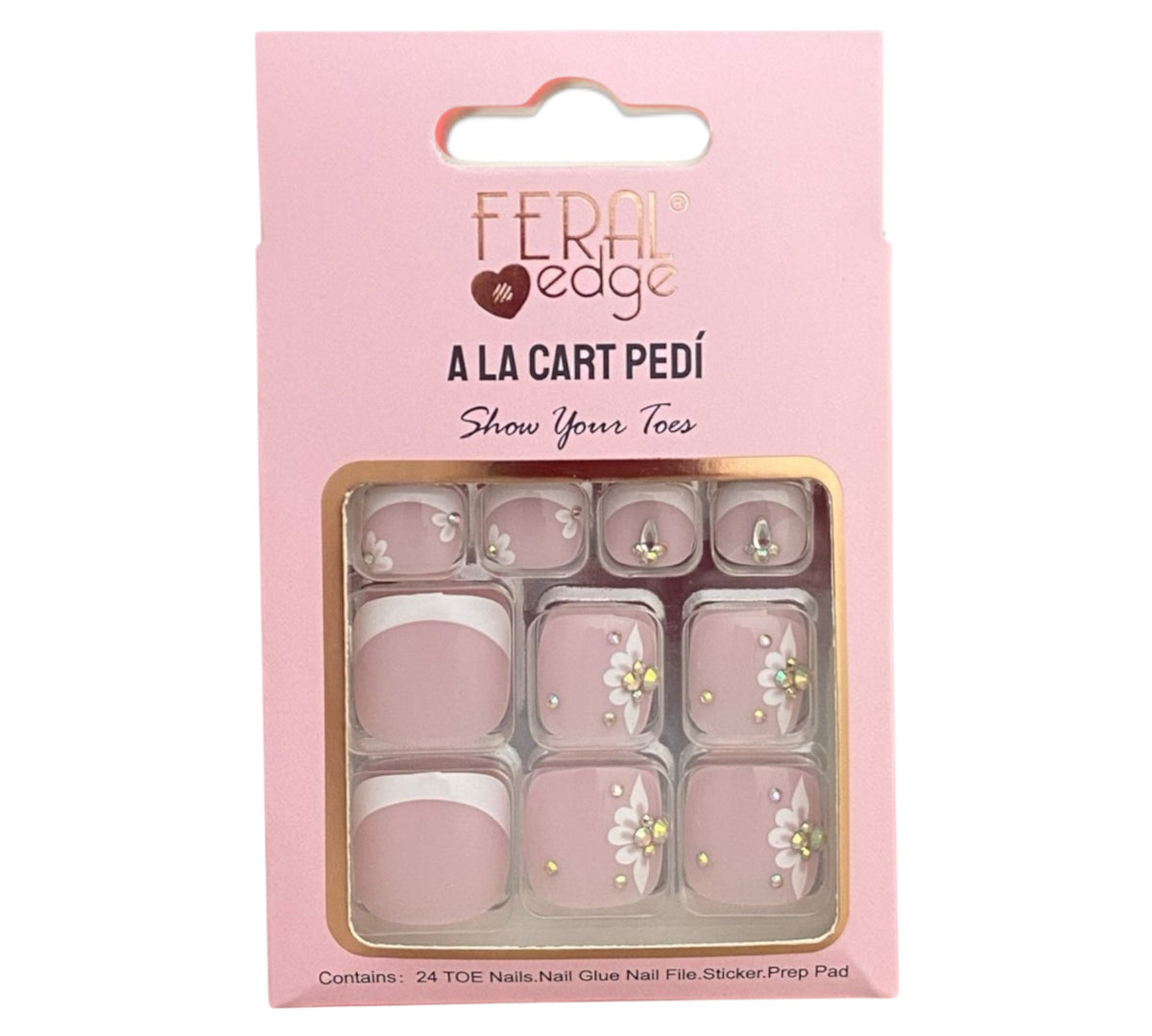 A LA CART PEDI FLOWER FRENCH
