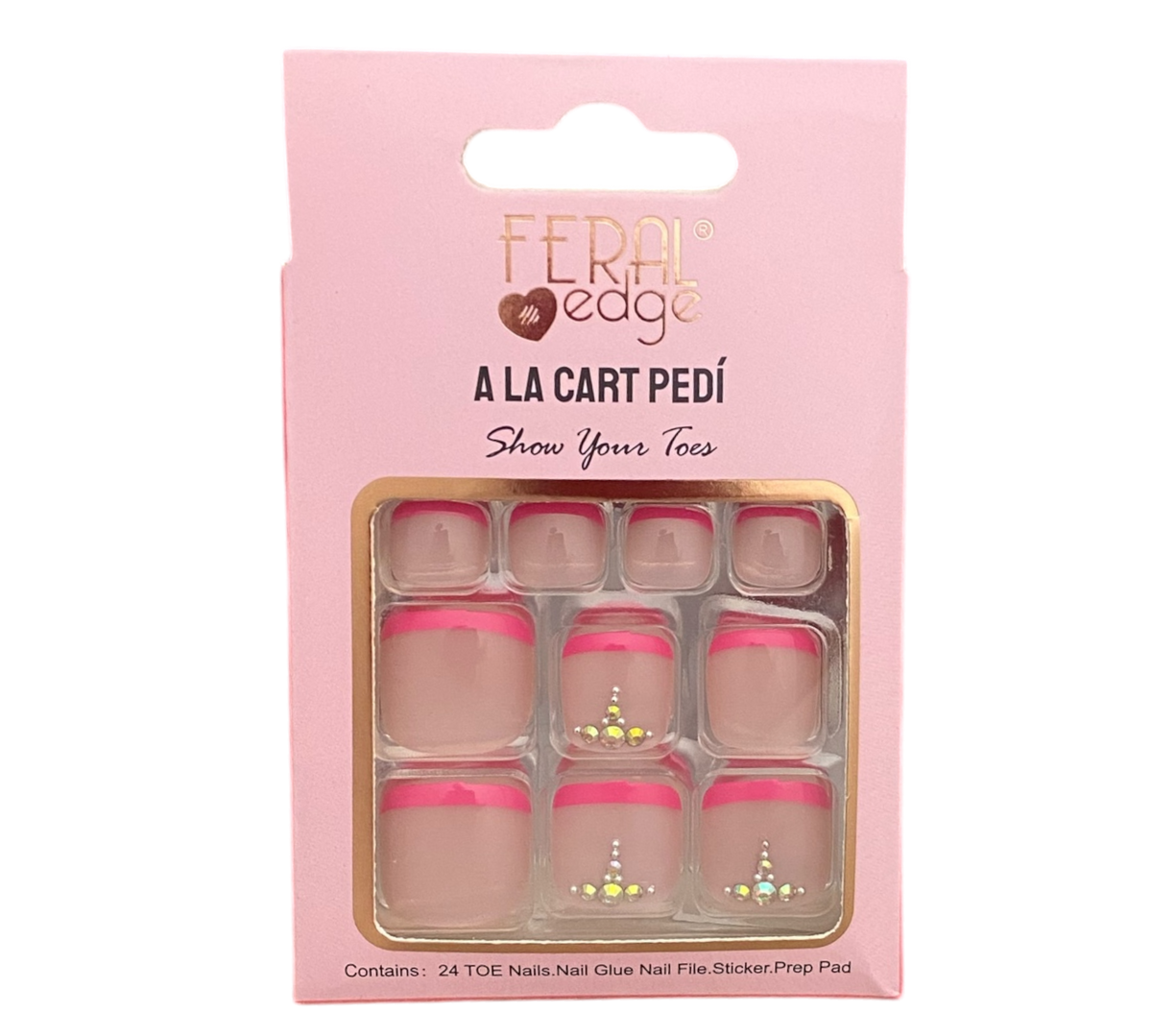 A LA CART PEDI PINK FRENCH