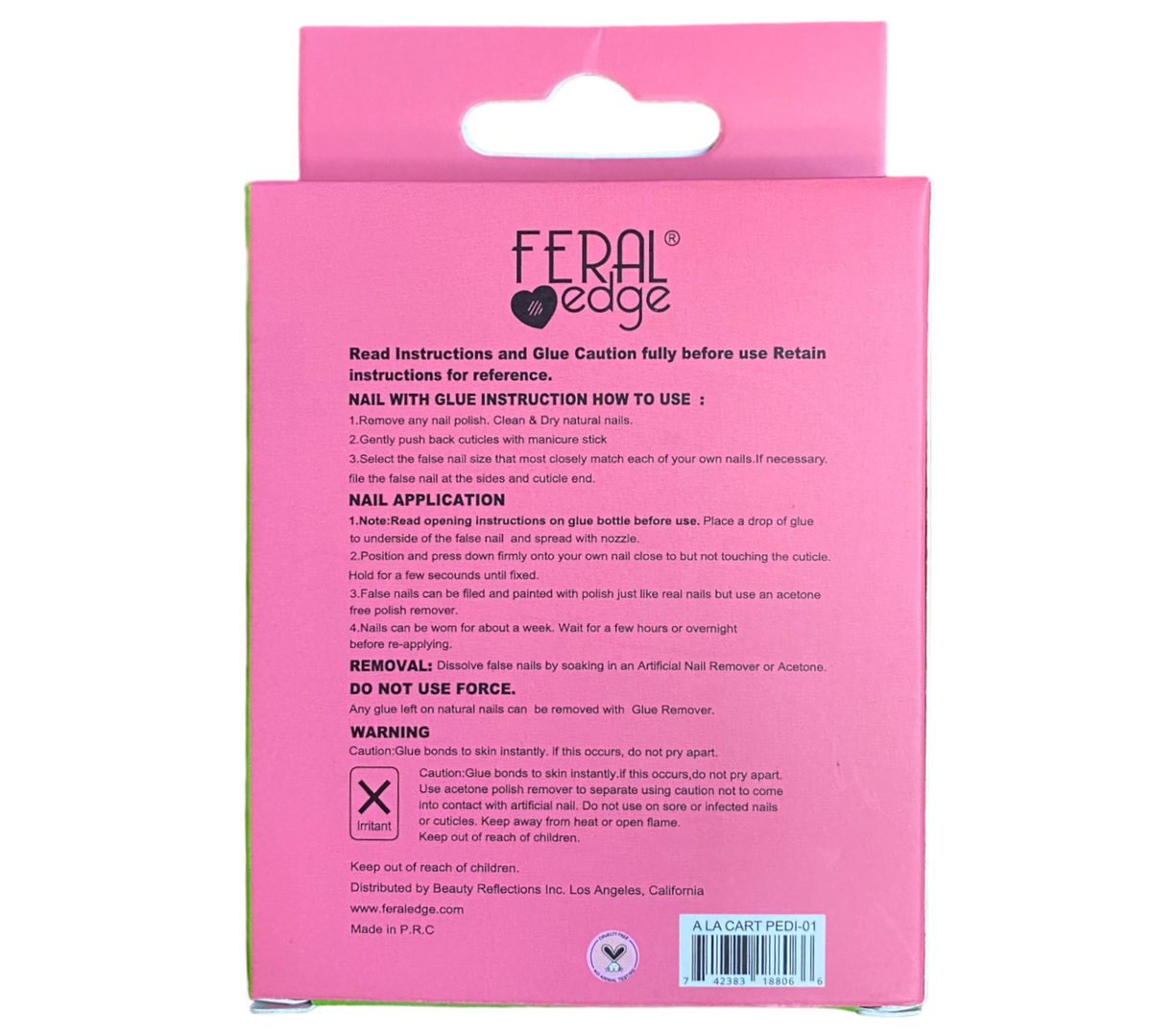 ALA CART PEDI ELEGANT FRENCH PEDICURE