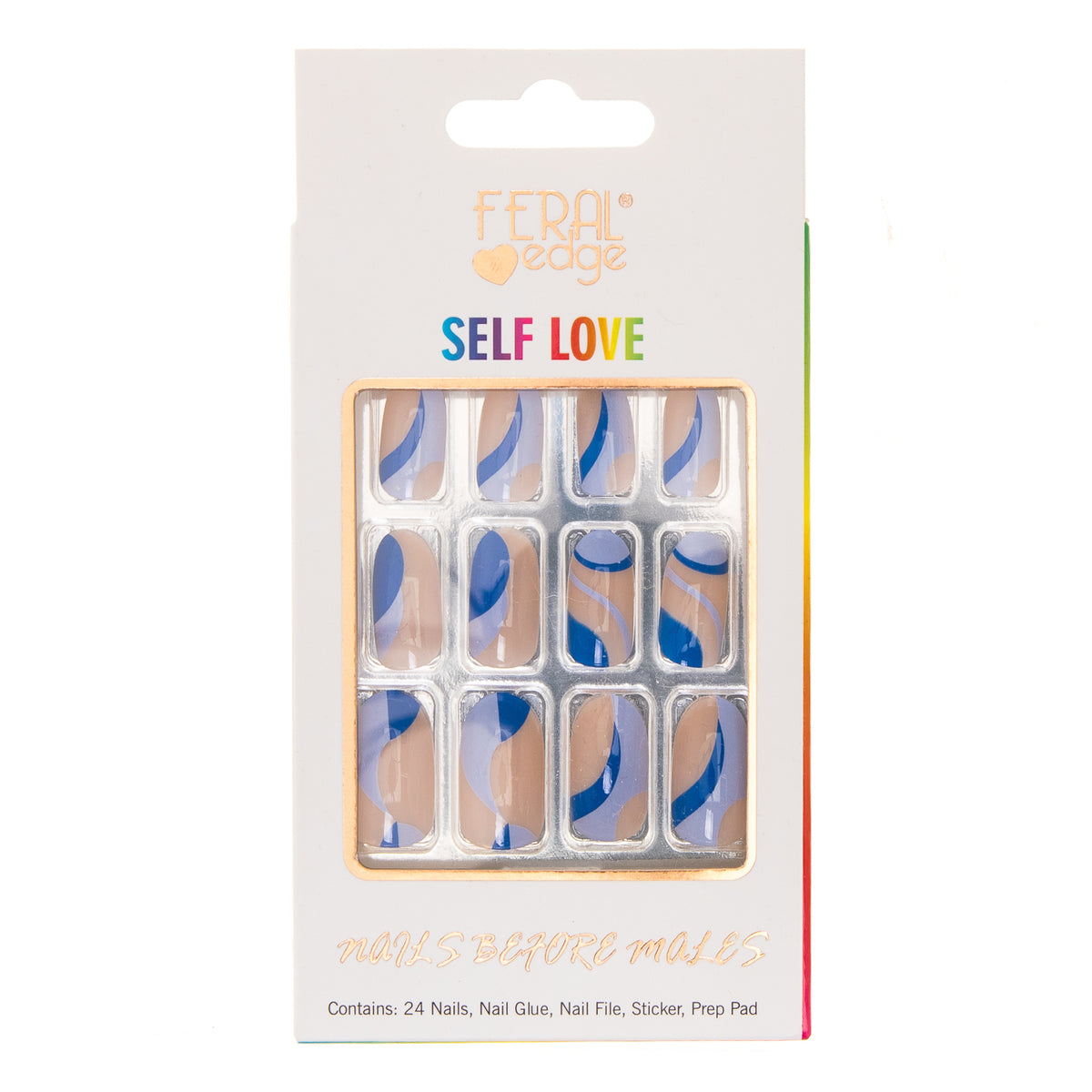 SELF LOVE BLUE TRENDY SWIRL COMBO SET