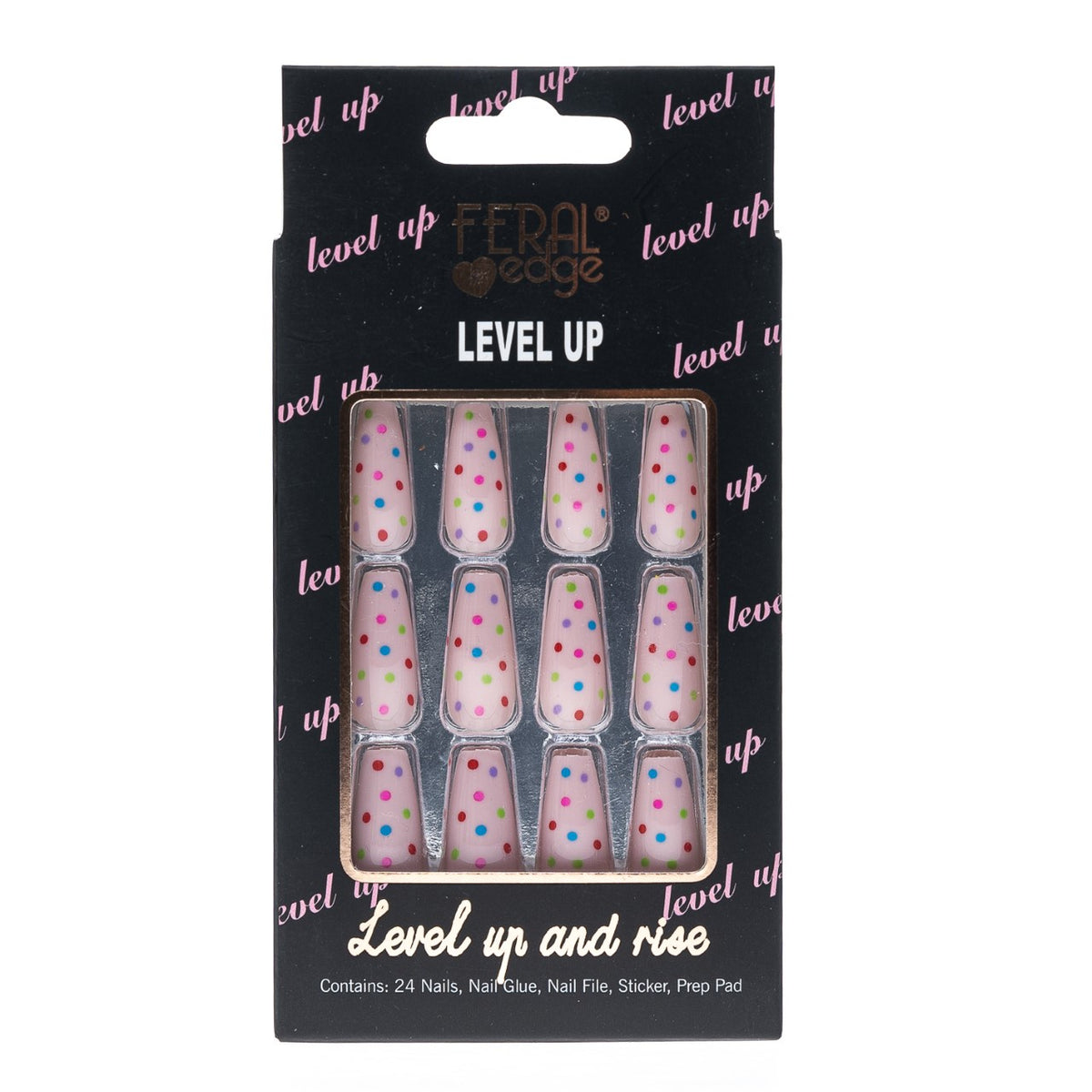 LEVEL UP SWEET DOTTY SPRINKLES NAIL COMBO SET