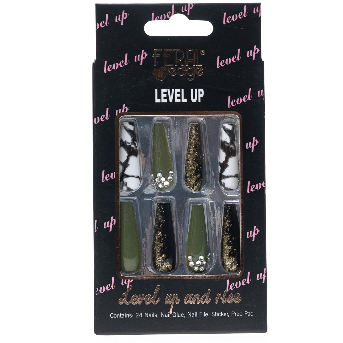 LEVEL UP MARVELOUS COMBAT NAIL COMBO SET