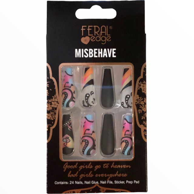MISBEHAVE SING ME SOME COLOUR NOTES LONG NAIL SET